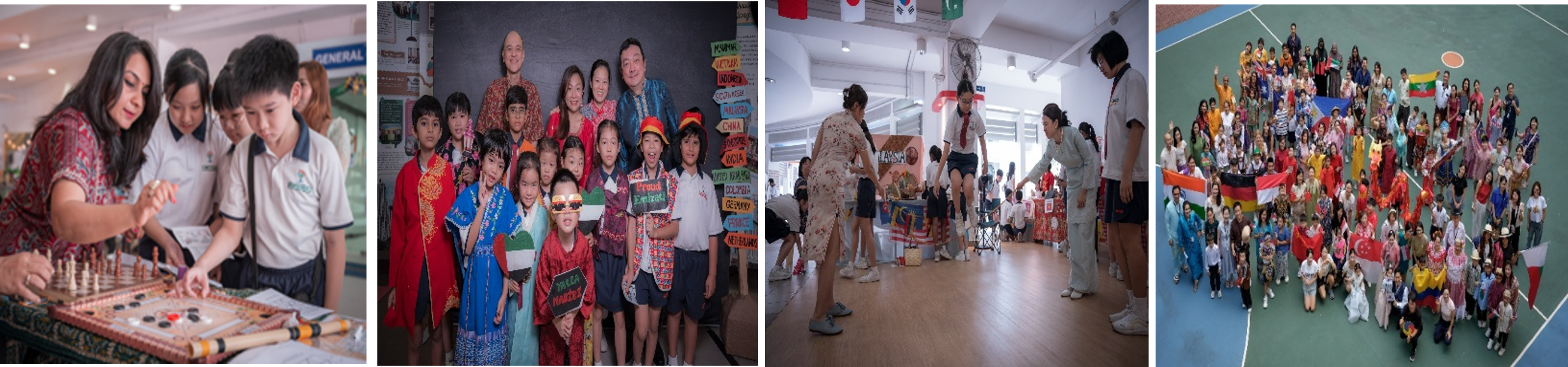 Students commemorate International Friendship Day (IFD) through appreciation of diverse cultures’ activities and persepctives.